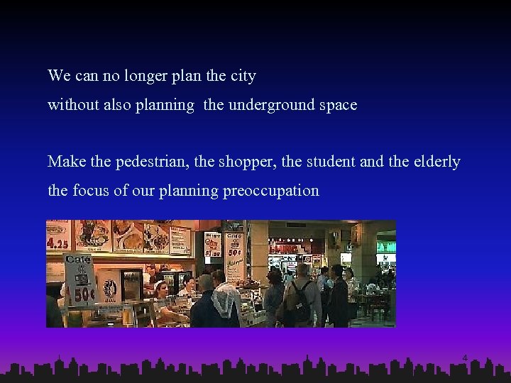 We can no longer plan the city without also planning the underground space Make