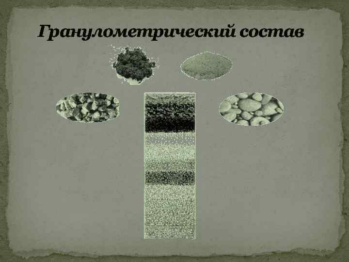 Гранулометрический состав 