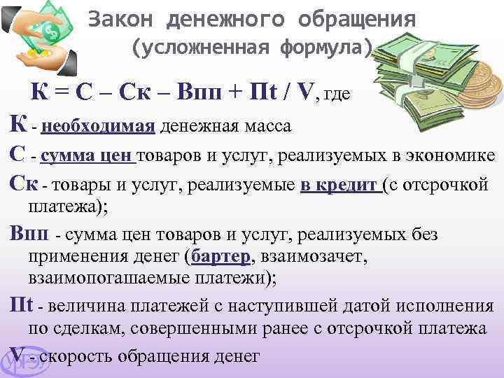 Карты законы денег