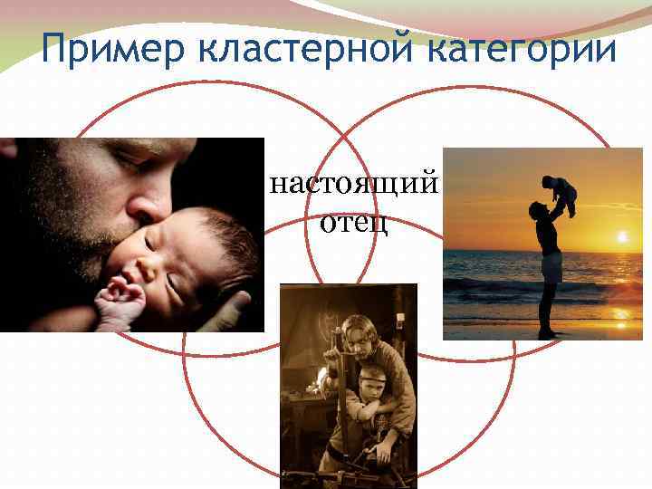 Пример кластерной категории настоящий отец 