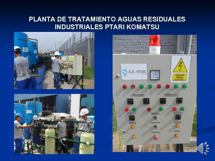 PLANTA DE TRATAMIENTO AGUAS RESIDUALES INDUSTRIALES PTARI KOMATSU 