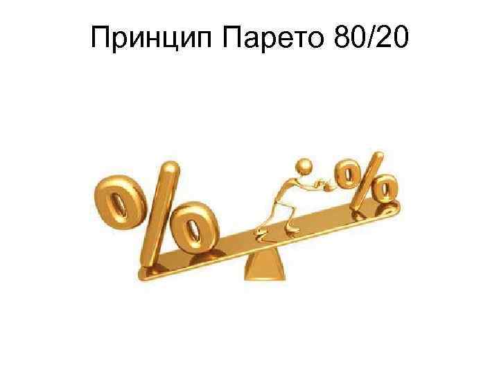 Принцип Парето 80/20 