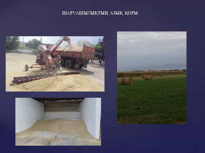 ШАРУАШЫЛЫҚТЫҢ АЗЫҚ ҚОРЫ 