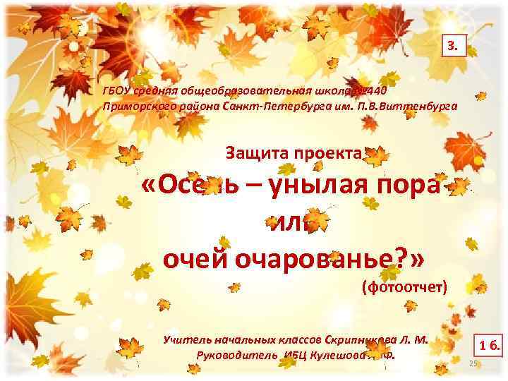 3. ГБОУ средняя общеобразовательная школа № 440 Приморского района Санкт-Петербурга им. П. В. Виттенбурга