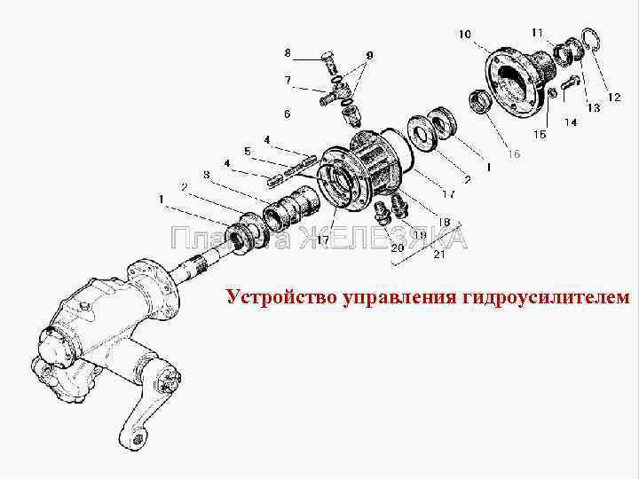 Устройство управления гидроусилителем 