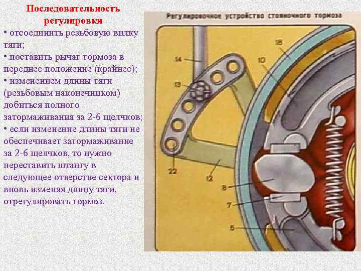 Порядок испытания замерзшего тормозного