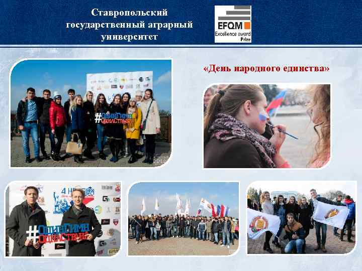 Ставропольский государственный аграрный университет «День народного единства» 