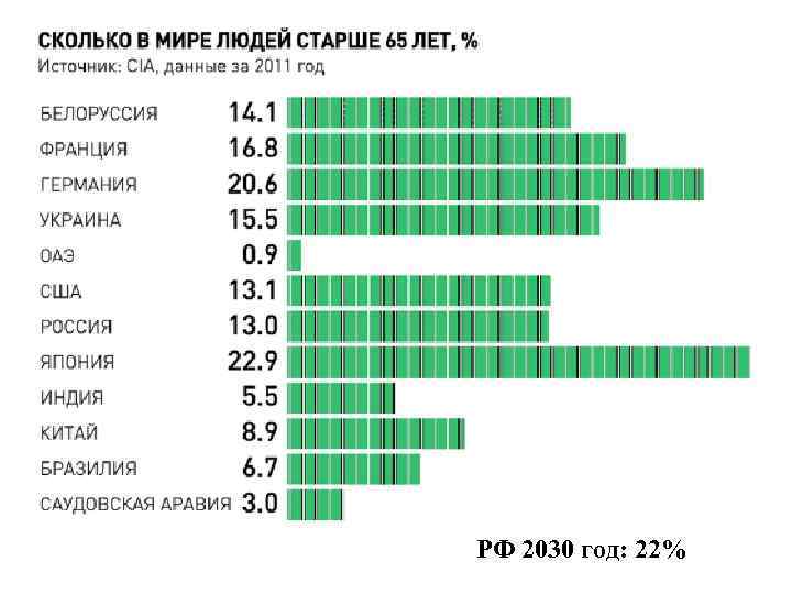 РФ 2030 год: 22% 