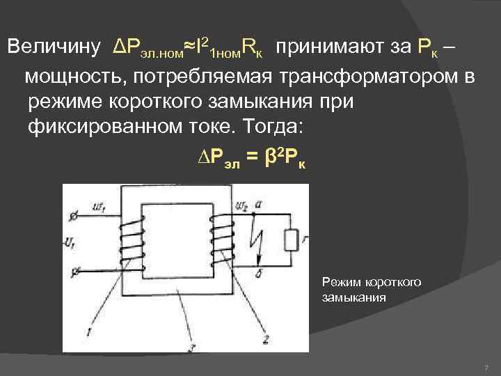 Режим короткого