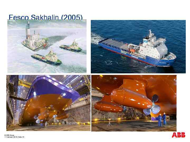 Fesco Sakhalin (2005) © ABB Group 11 February 2018 | Slide 23 