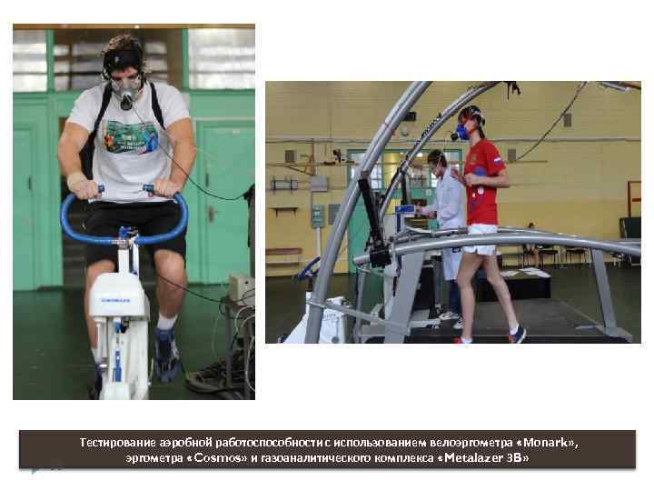 39 Тестирование аэробной работоспособности с использованием велоэргометра «Моnаrk» , эргометра «Cosmos» и газоаналитического комплекса