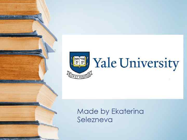 Made by Ekaterina Selezneva 