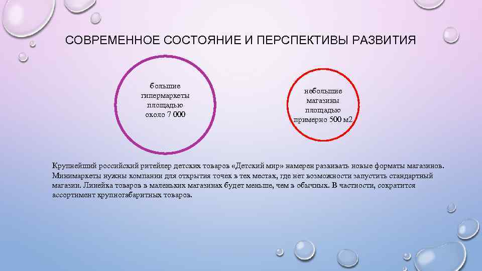 Наибольшее развитие. Перспективы развития детского мира. Проблемы и перспективы развития ПАО детский мир презентация. Акции детского мира презентация. Характеристика ПАО детский мир презентация.