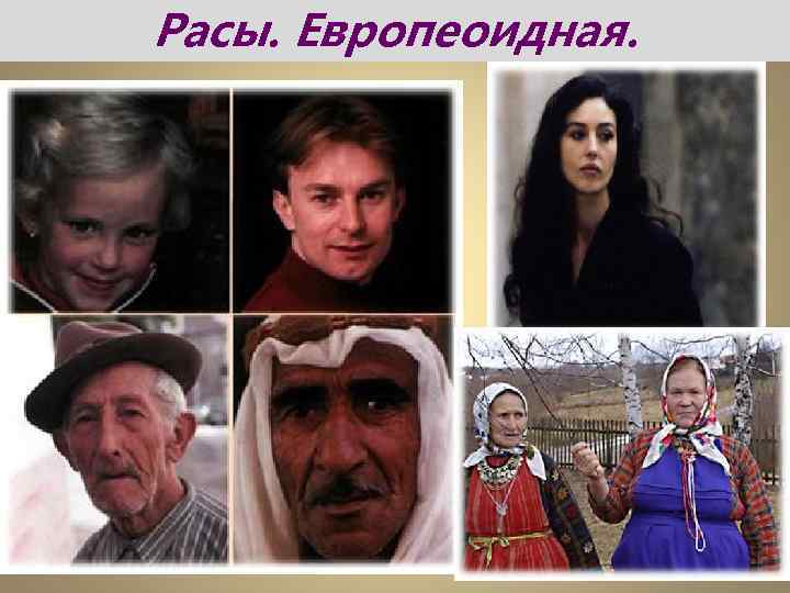 Расы. Европеоидная. 