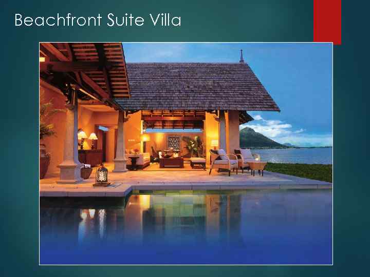 Beachfront Suite Villa 