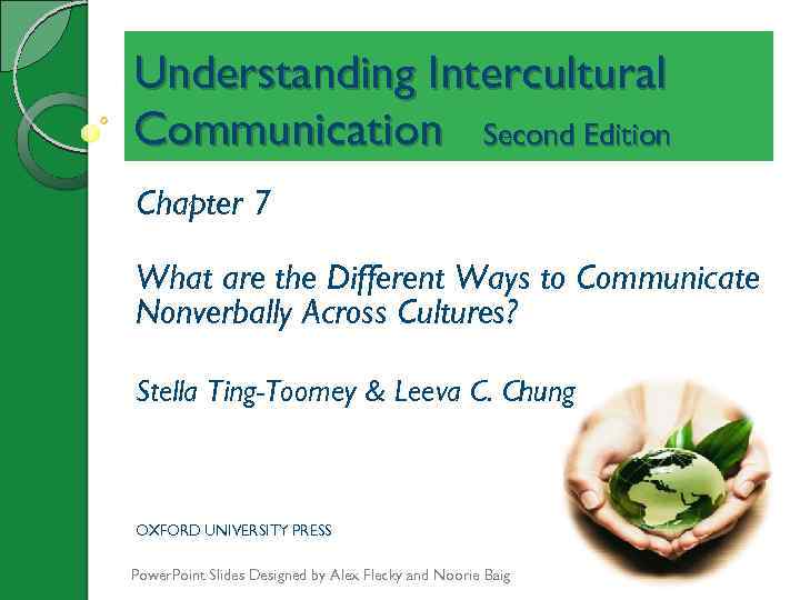 Understanding Intercultural Communication Second Edition Chapter 7 What are the Different Ways to Communicate