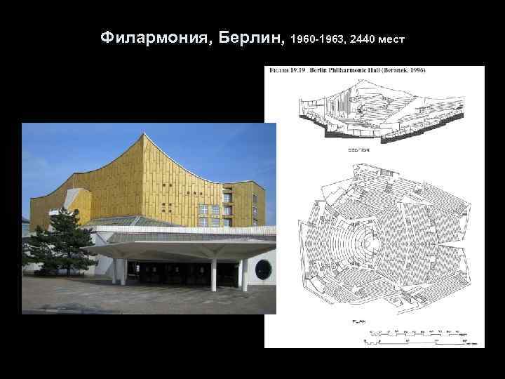 Филармония, Берлин, 1960 -1963, 2440 мест 