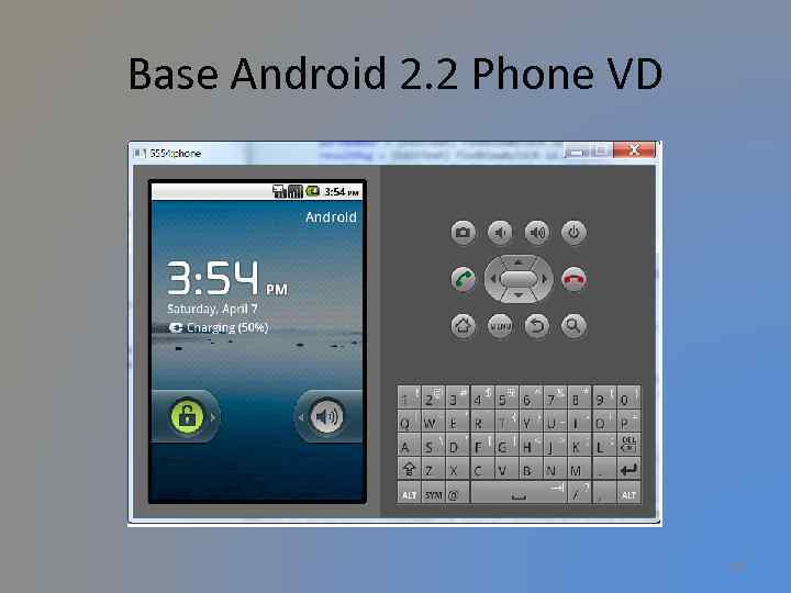 Base Android 2. 2 Phone VD cs 423 - cotter 18 