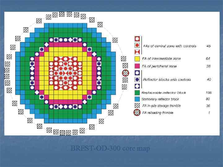 BREST-OD-300 core map 