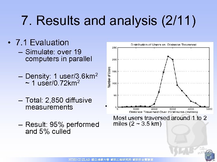 7. Results and analysis (2/11) • 7. 1 Evaluation – Simulate: over 19 computers