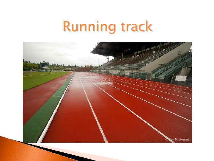 Running track 