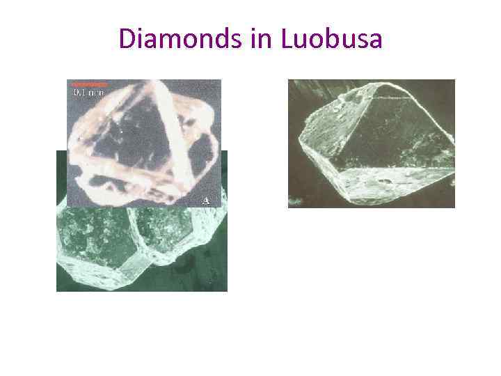 Diamonds in Luobusa 