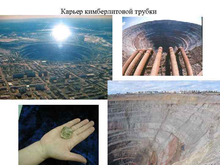 Карьер кимберлитовой трубки 