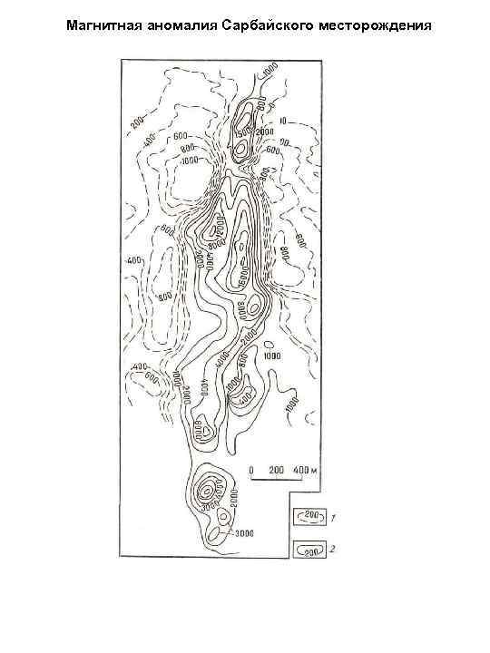Магнитная аномалия Сарбайского месторождения 