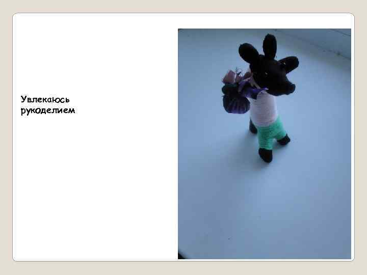Увлекаюсь рукоделием 