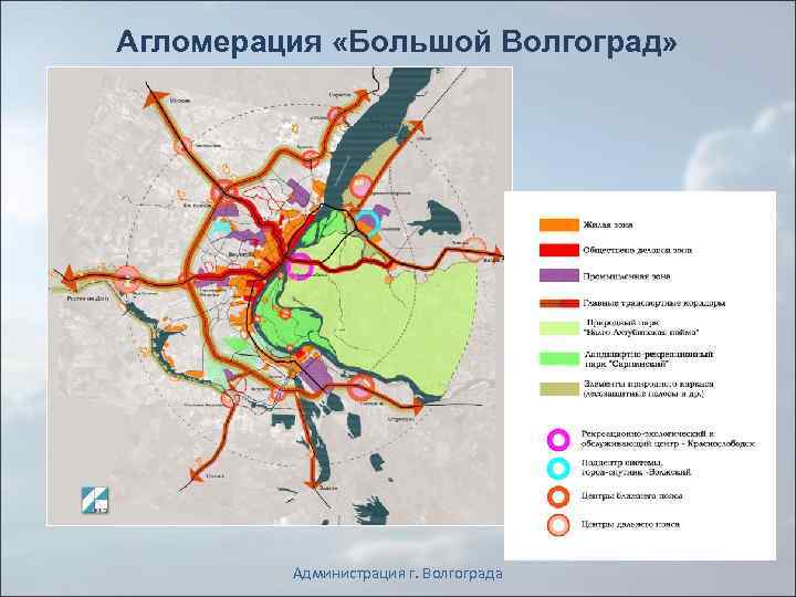 Карта ростовской агломерации