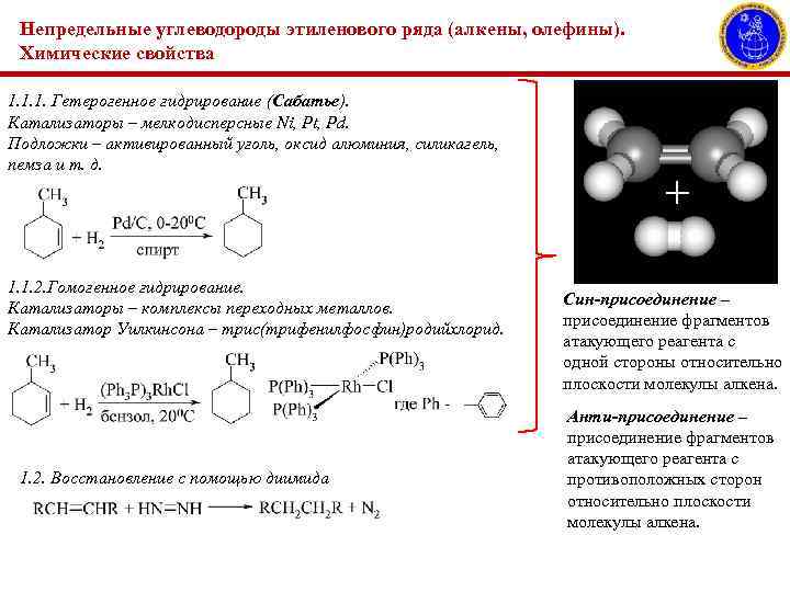 Энергия связи алкенов