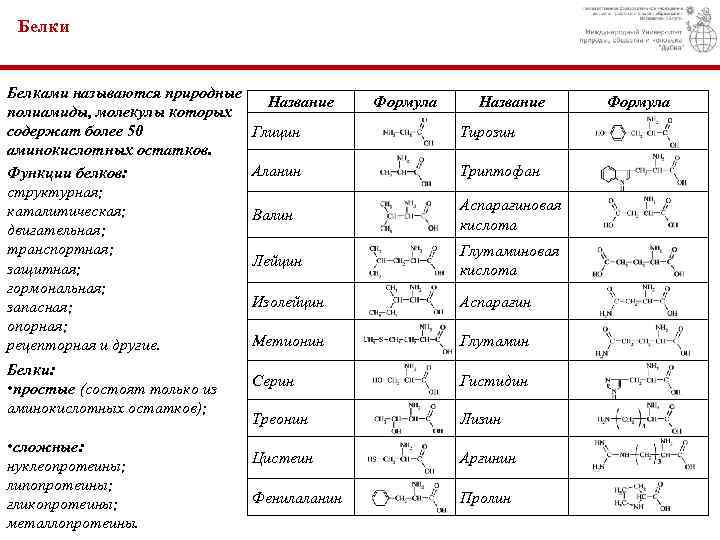 Белки Белками называются природные полиамиды, молекулы которых содержат более 50 аминокислотных остатков. Функции белков: