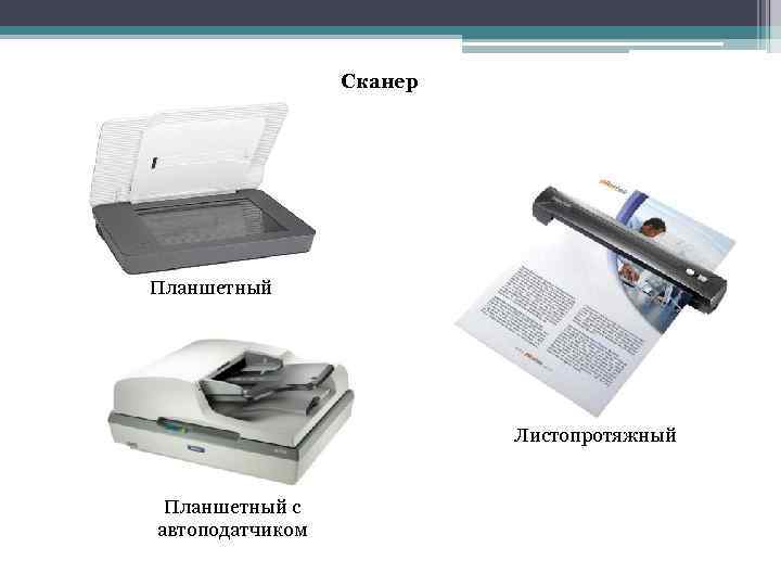 Сканер Планшетный Листопротяжный Планшетный с автоподатчиком 