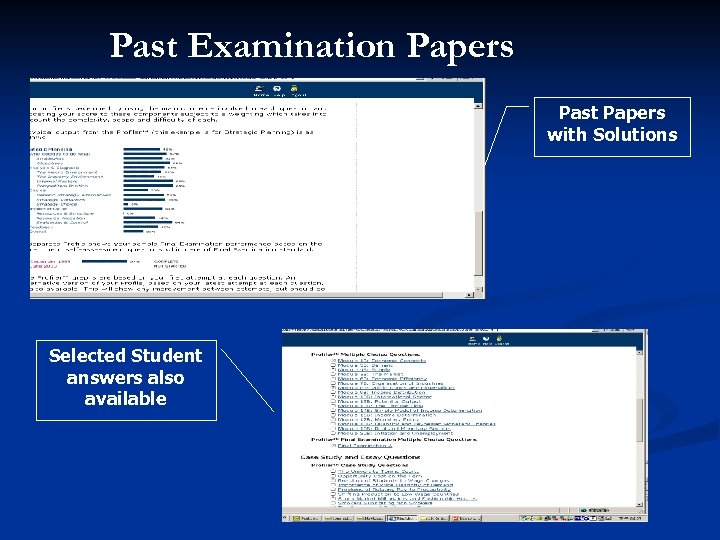 Past Examination Papers Past Papers with Solutions Selected Student answers also available 