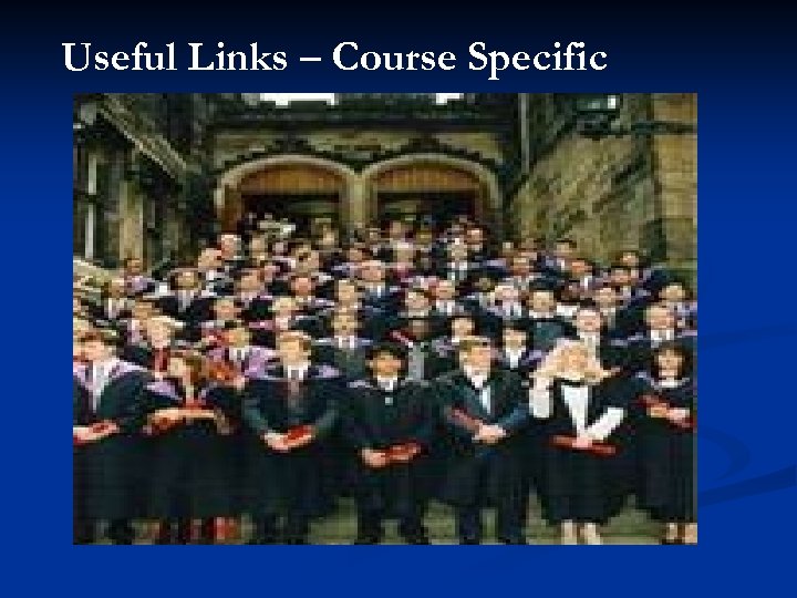 Useful Links – Course Specific 