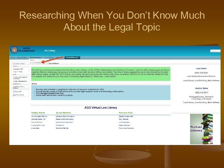 Researching When You Don’t Know Much About the Legal Topic 
