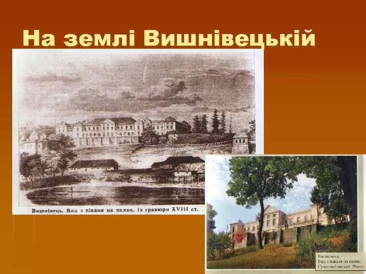 На землі Вишнівецькій 