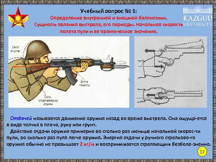 Предварительный период выстрела