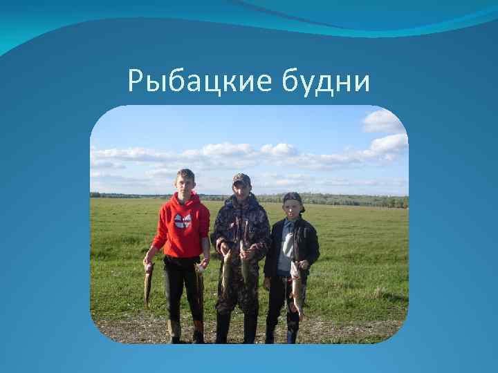 Рыбацкие будни 