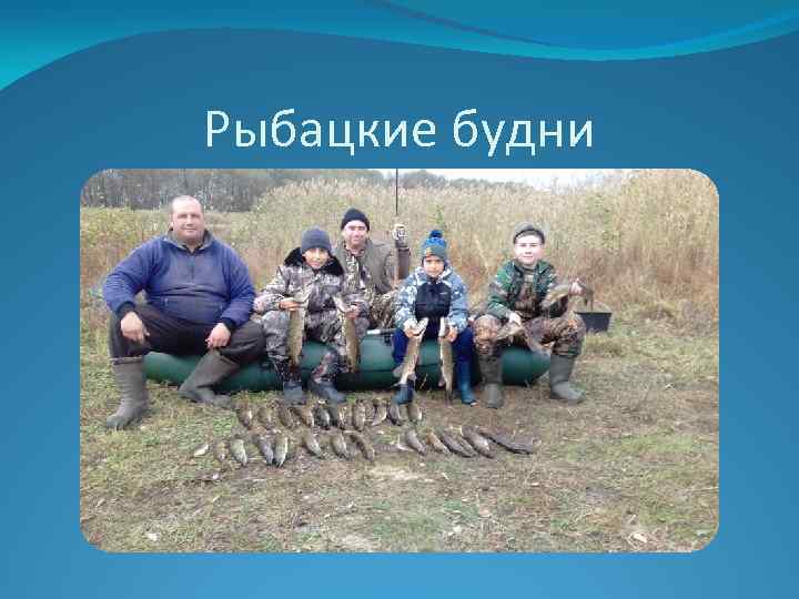 Рыбацкие будни 