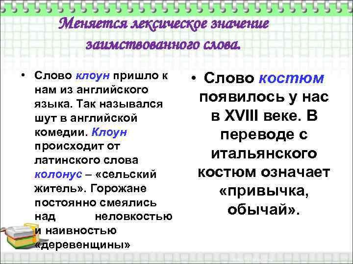 Типы заимствованных слов