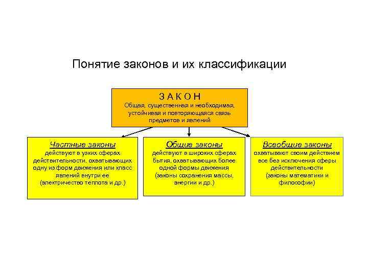 Какое определение соответствует понятию закон