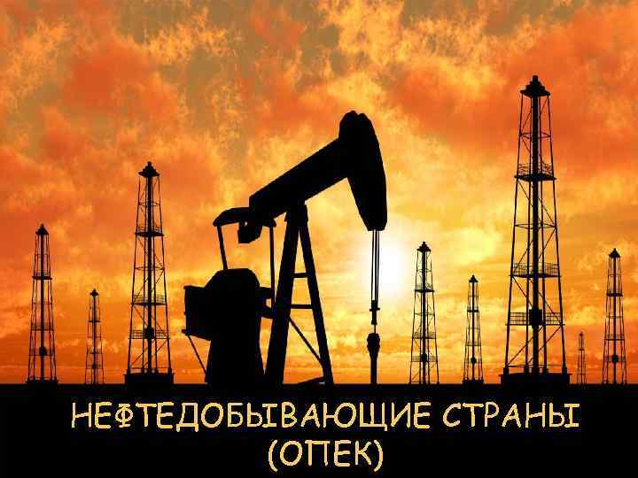 НЕФТЕДОБЫВАЮЩИЕ СТРАНЫ (ОПЕК) 