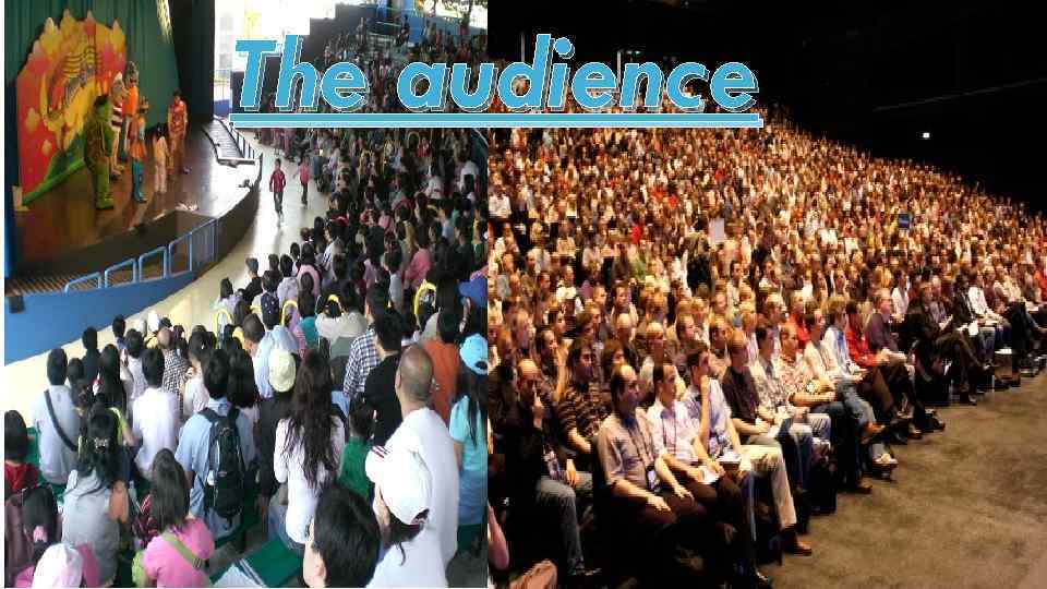 The audience 