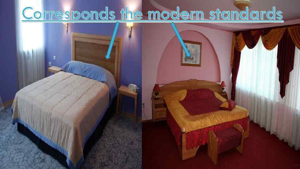 Corresponds the modern standards 