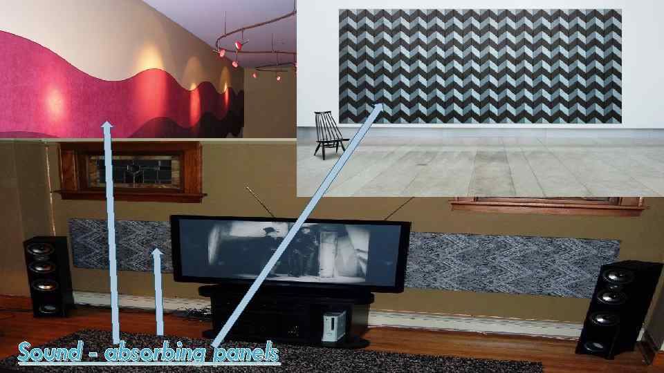 Sound - absorbing panels 