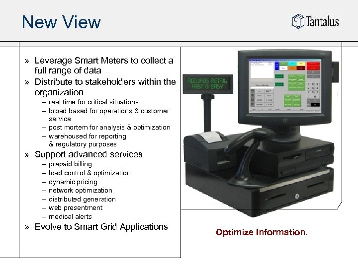 New View » Leverage Smart Meters to collect a full range of data »