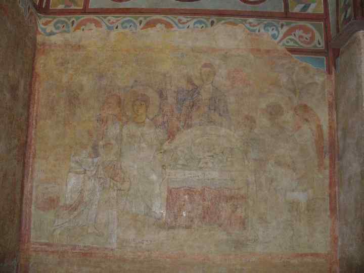 Гостеприимство Авраама. Северо-запад хор. Северная стена. 