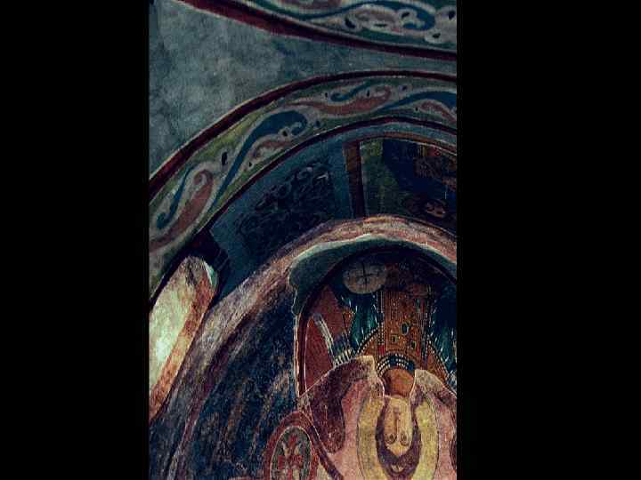 Юго-западный угол хор. Ангельский чин 