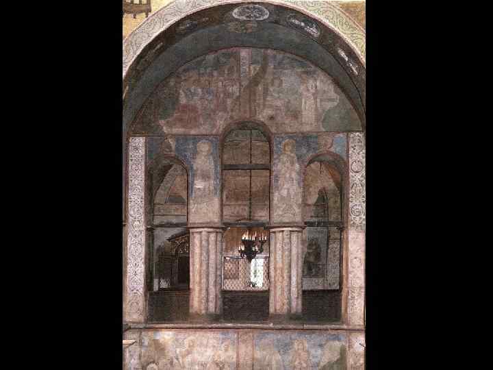 Северный люнет. Христос перед Каиафой. Отречение Петра. 